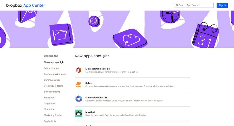 Dropbox
			home navigation collection integrations support / help center manage links personal space navigation menu navigation bar menu navigation links navigation buttons ui page example