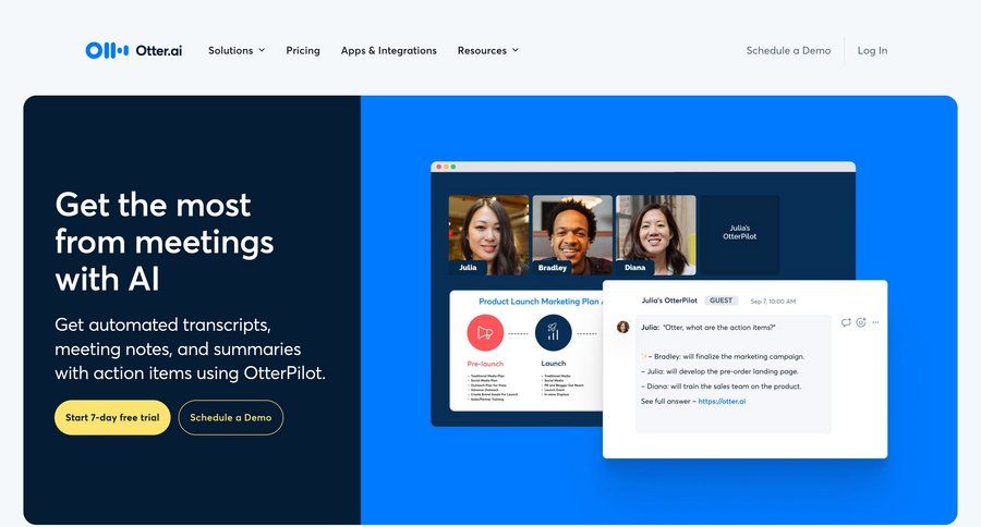 Otter
			 call to action price payment options service plans meeting testimonials case studies customer stories free tier tips payment confirmation transcript pricing plans subscription plans connect service chrome extension payment page media assets pricing calculator call intelligence call transcript pricing packages ui page example