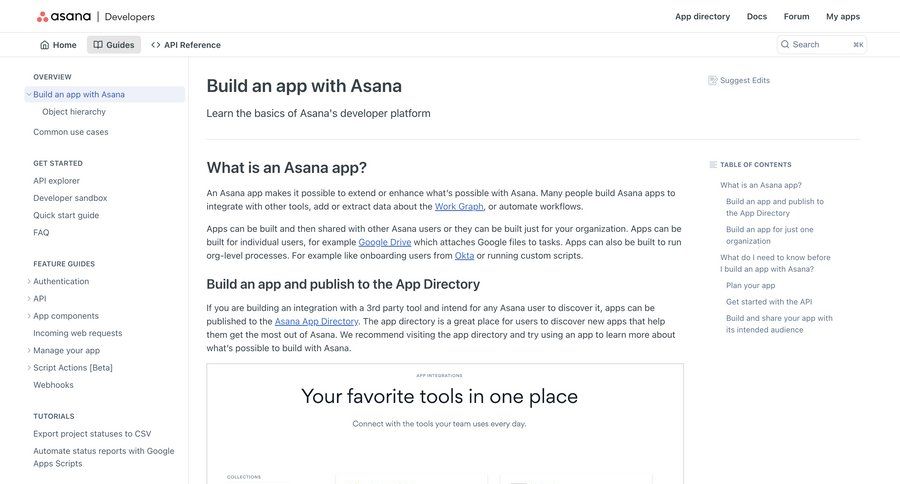 Asana
			 free account extend trial audit log doc documentation docs quick actions check out ui page example