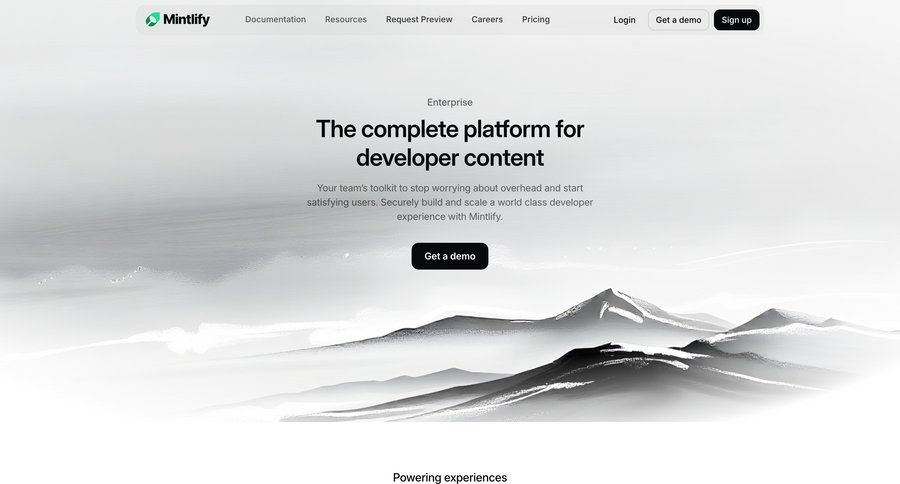 Mintlify
			 features testimonials case studies customer stories enterprise ui page example