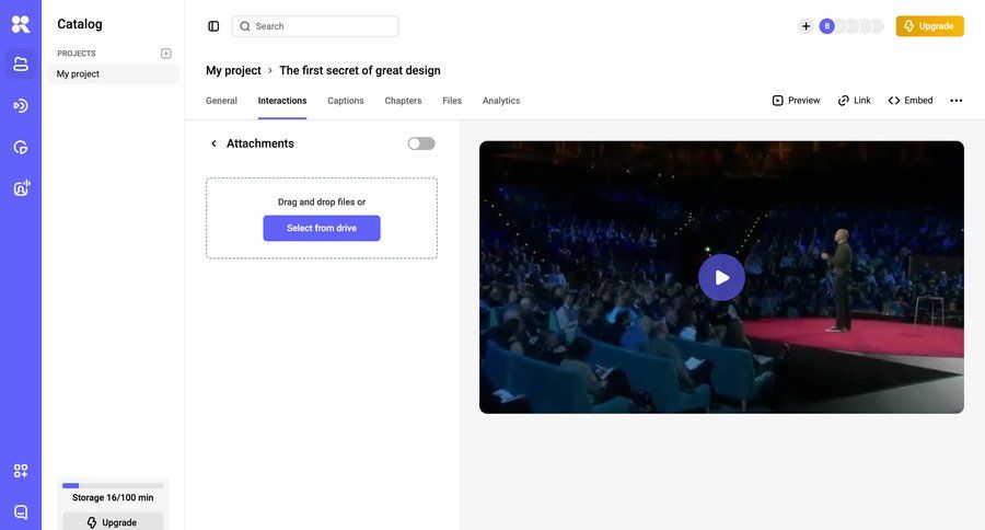 Kinescope
				detail page ui page example