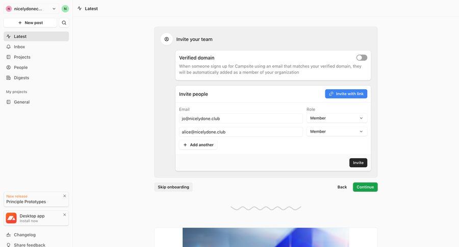Campsite
			         ux ui design