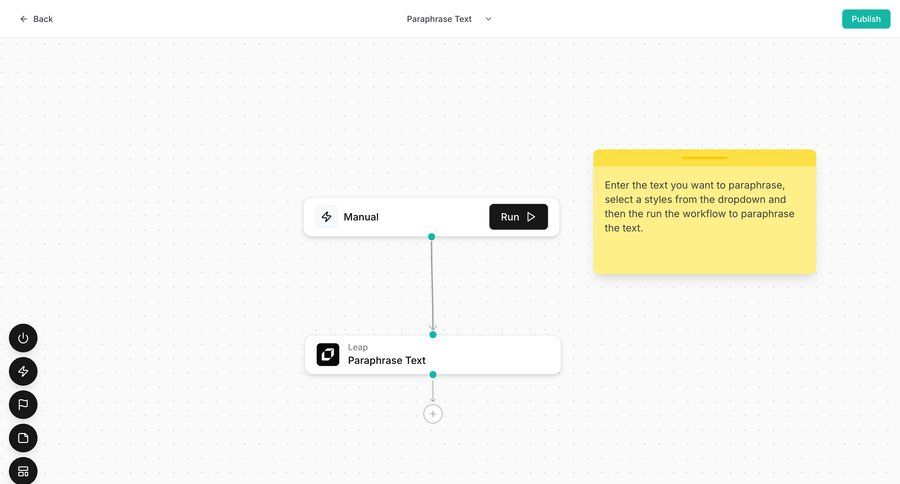 Leap
			 editor wysiwyg tutorial guide guided tour ui page example
