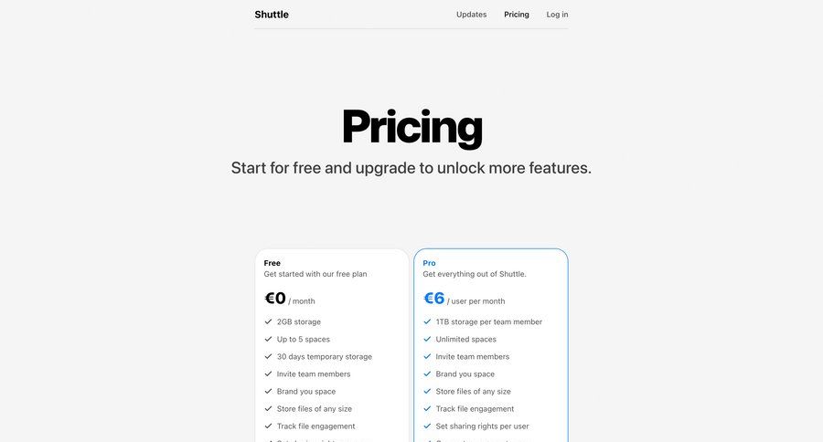 Shuttle
			 document list getting started free plan payment history service plans pricing plans subscription plans price payment options payment page accordion payment confirmation connect service pricing packages pricing calculator ui page example