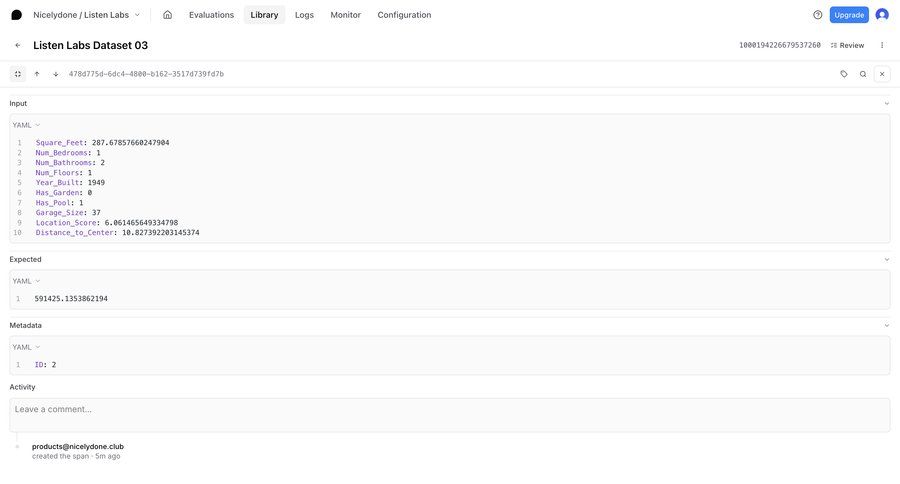 Braintrust
			 expandable sections data analysis data display detail view info view ui page example