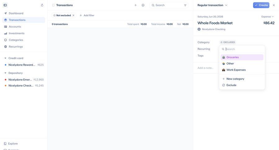 Copilot
			 account management ui page example