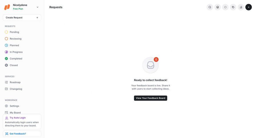 UserJot
			 dashboard sidebar navigation changelog ui page example