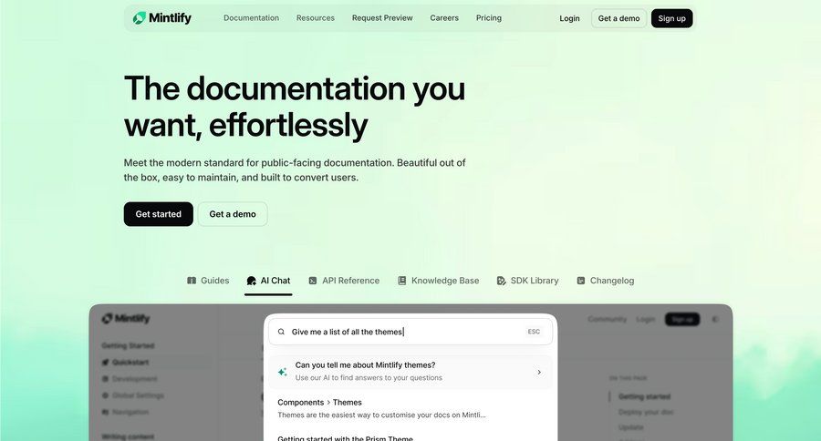 Mintlify
			           ux ui design