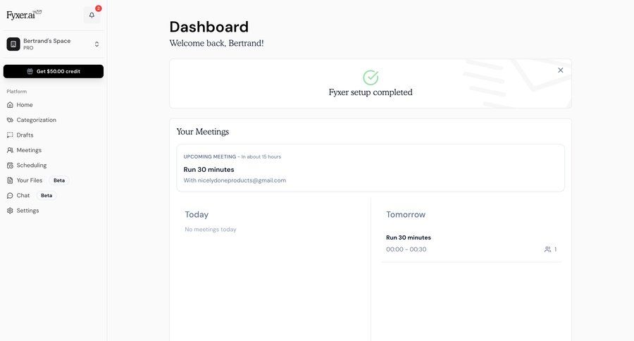 Fyxer
				notification ui page example