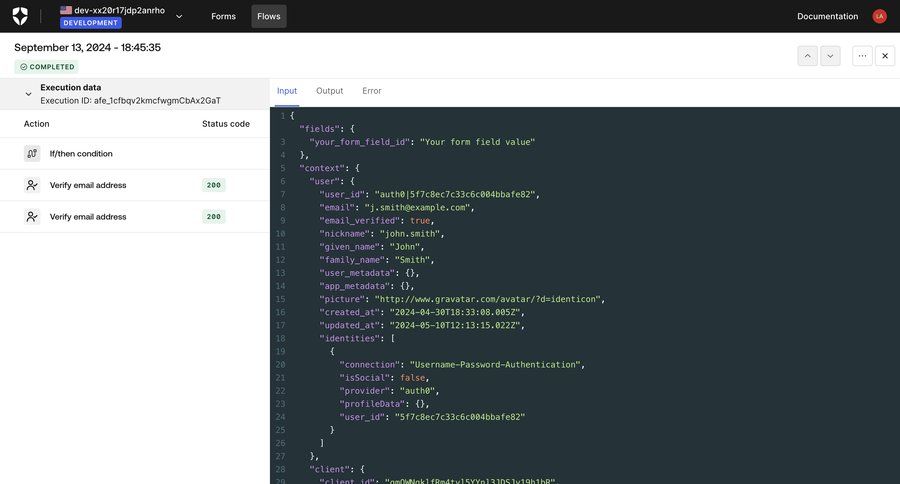 Auth0
			 data analysis dark theme data display user data timeline ui code snippet ui page example