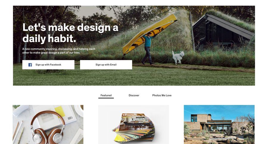 Dwell
				 page example