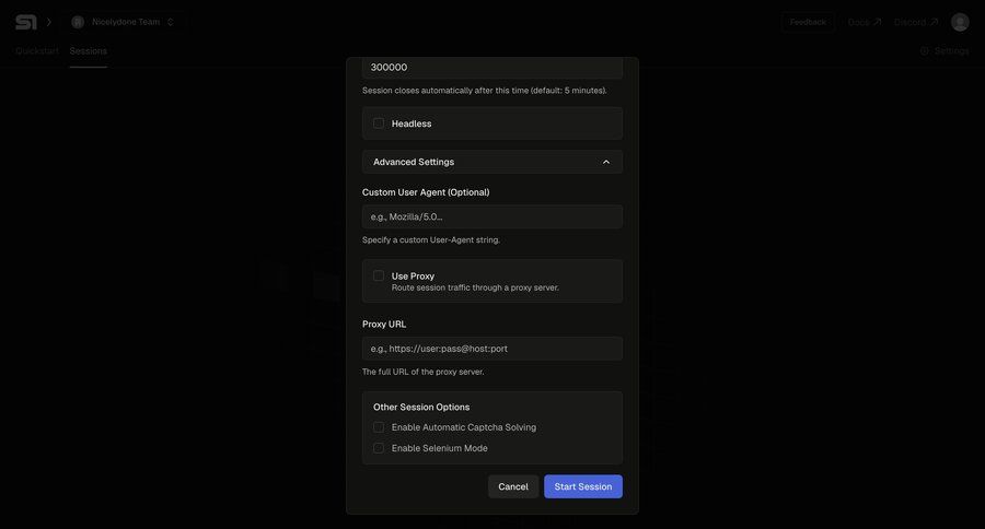 Steel
			 automation setup ui page example