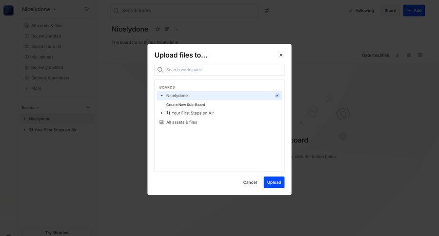 Air
				list ui page example