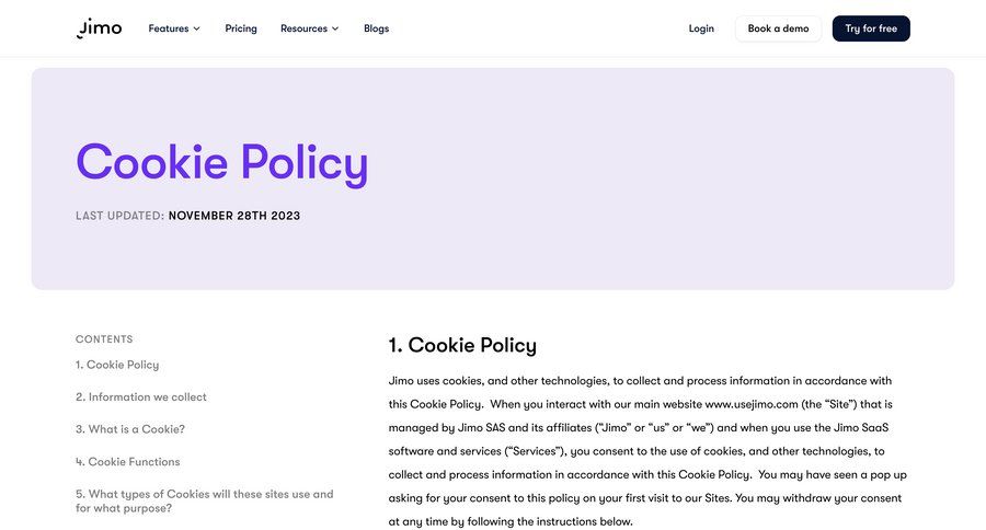 Jimo
			 chrome extension marketing website design order tracking ui page example