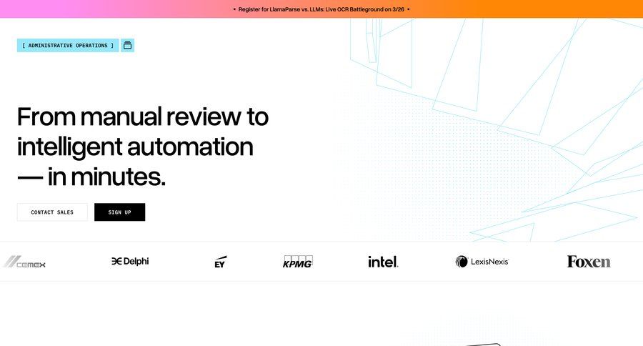 Llamaindex
				use cases ui page example