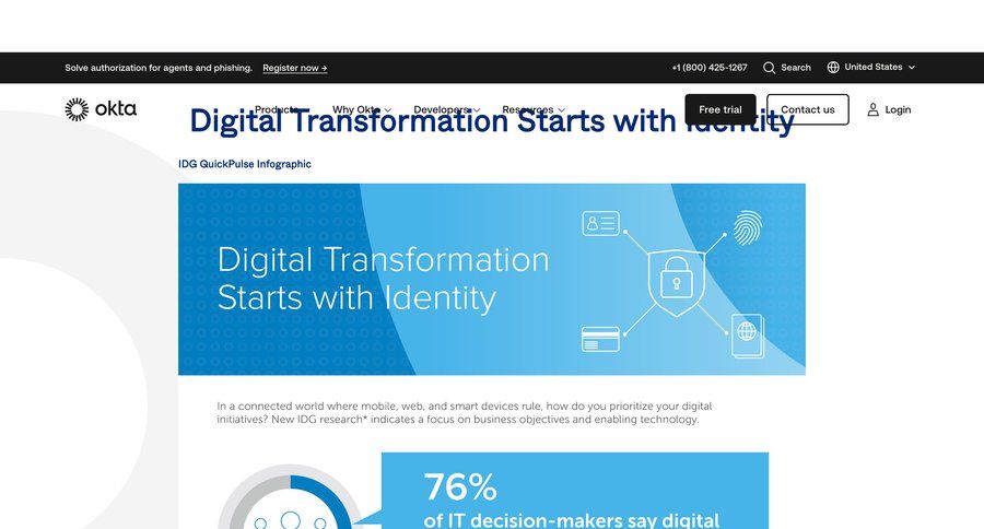 Okta
				guide ui page example