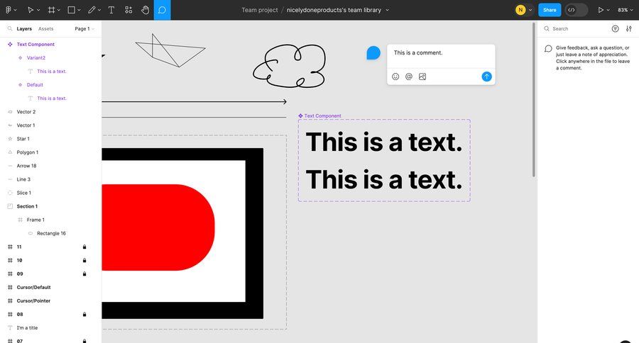 Figma
			 collaboration design real-time collaboration feedback collection sidebar menu modern ui page example