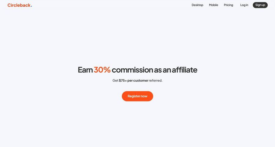 Circleback
				referral & invite your friends ui page example