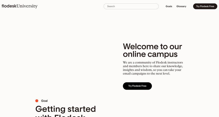 Flodesk
			resources education program getting started free templates marketing website design newsletter signup ui page example