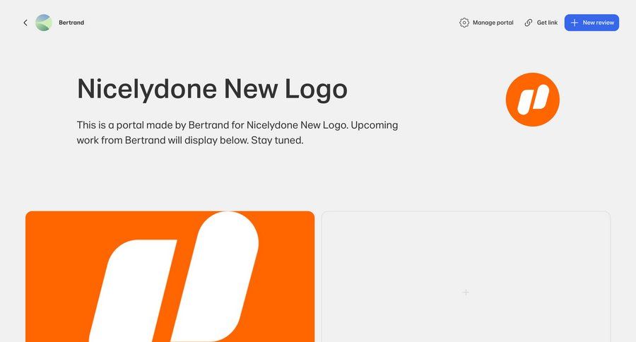 WeTransfer
			 dashboard project management onboarding design feedback collection content hierarchy document list information page detail view info view review project dashboard ui page example