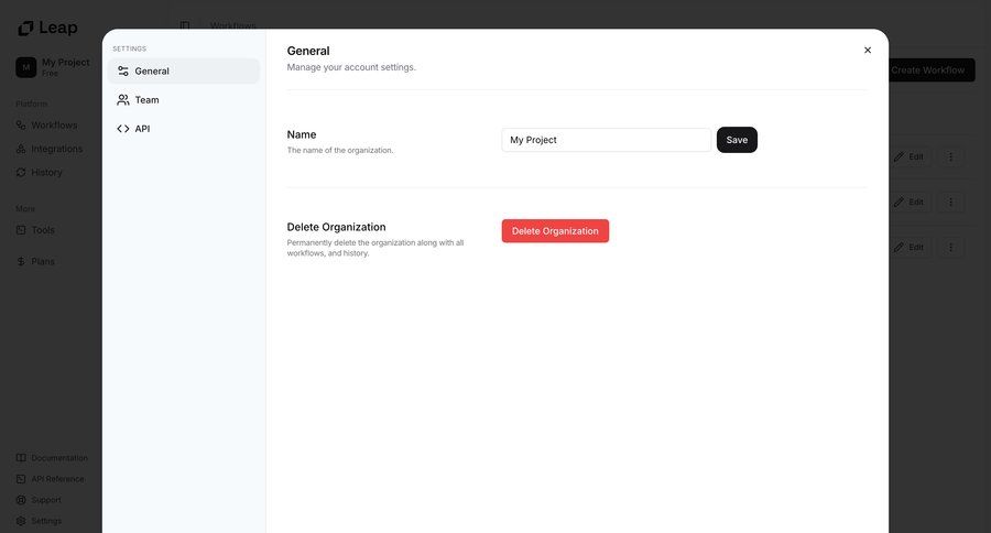 Leap
			settings delete account settings free account parameters user termination ui page example