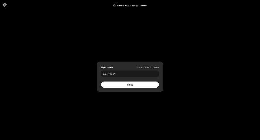 Sora
			 onboarding form account creation full screen modal call intelligence auth signup create new account register ui page example