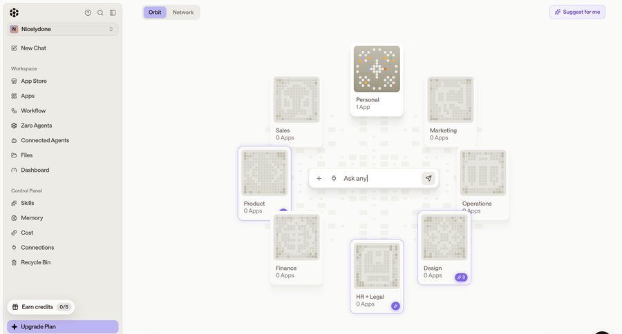 Zaro
				artificial intelligence ui page example
