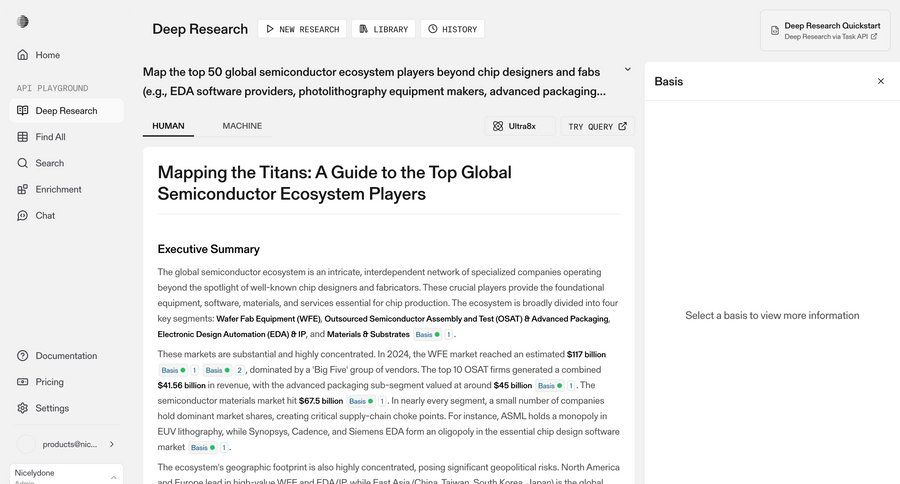 Parallel
			settings list detail page team dashboard data analysis full-screen layout content hierarchy sidebar research ui page example