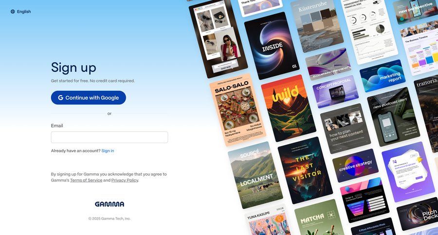 Gamma screen example