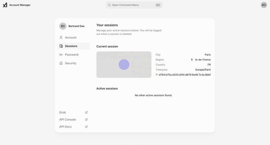 Grok
			account settings security settings settings account management user settings account security account settings call intelligence sidebar security user user termination timezone selector ui page example