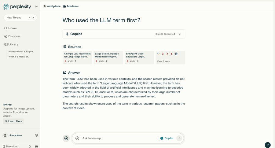 Perplexity
			 sidebar navigation artificial intelligence machine learning sidebar research progress loading loader search results ui page example