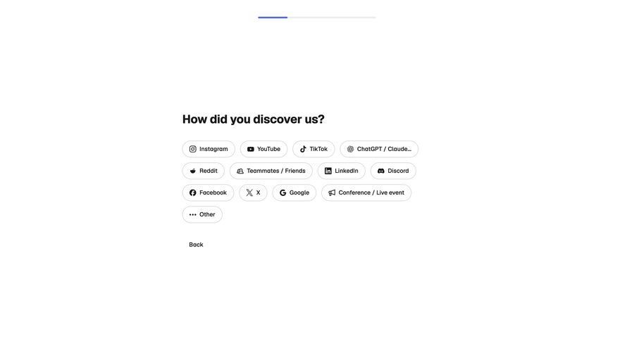Magnific
				onboarding ui page example