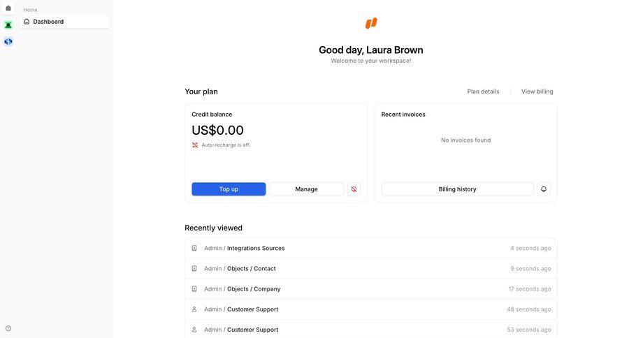 Bird
				home ui page example