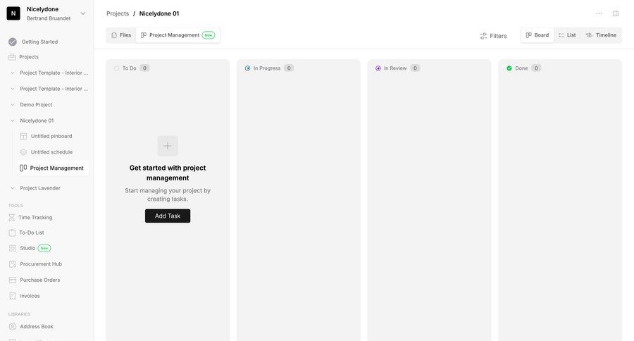 Programa
			 task management dashboard sidebar navigation project management project setup kanban board project organization empty state illustration sidebar blank state void blank non-ideal state empty page prompt menu project dashboard ui page example