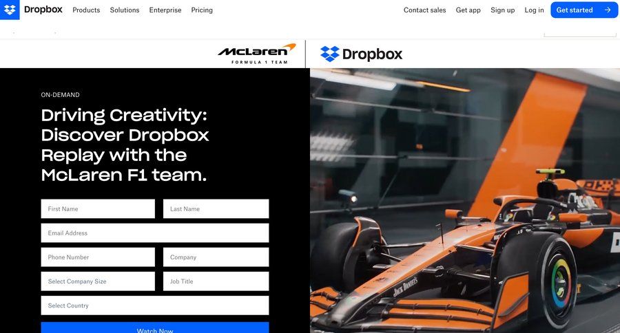 Dropbox
			webinars enterprise ui page example