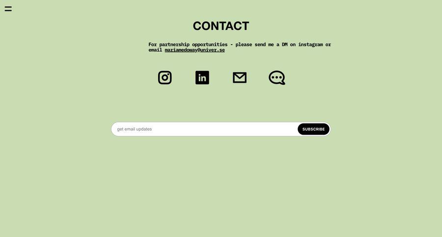 Universe
				contact ui page example