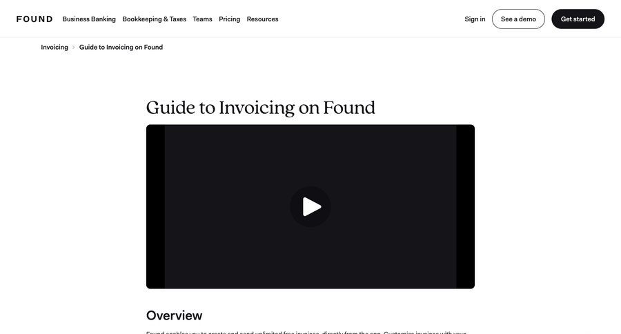 Found
				article ui page example