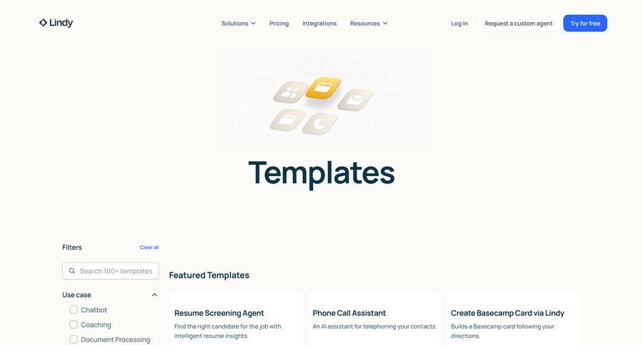Lindy
				list ui page example