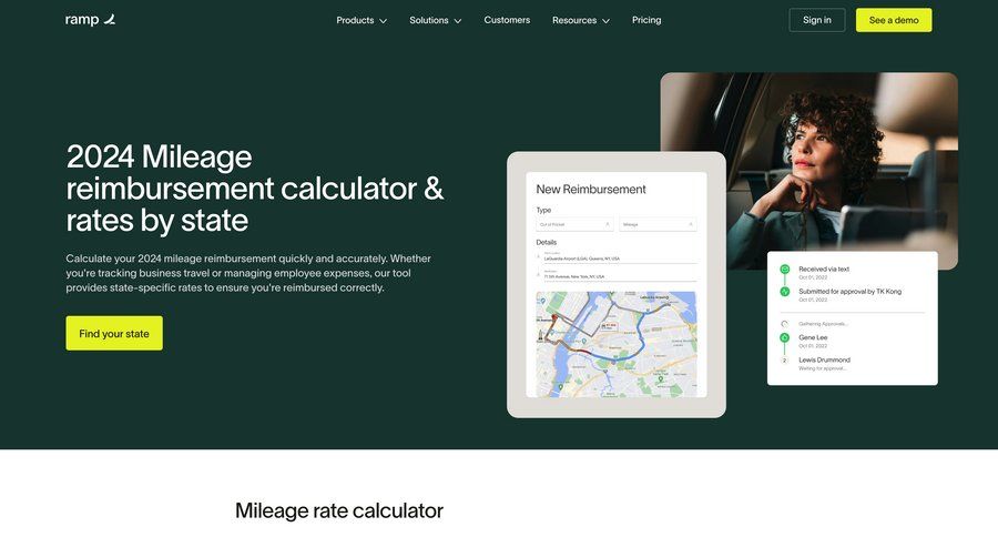 Ramp
			 guide location map alternatives keyboard shortcuts pricing calculator ui page example