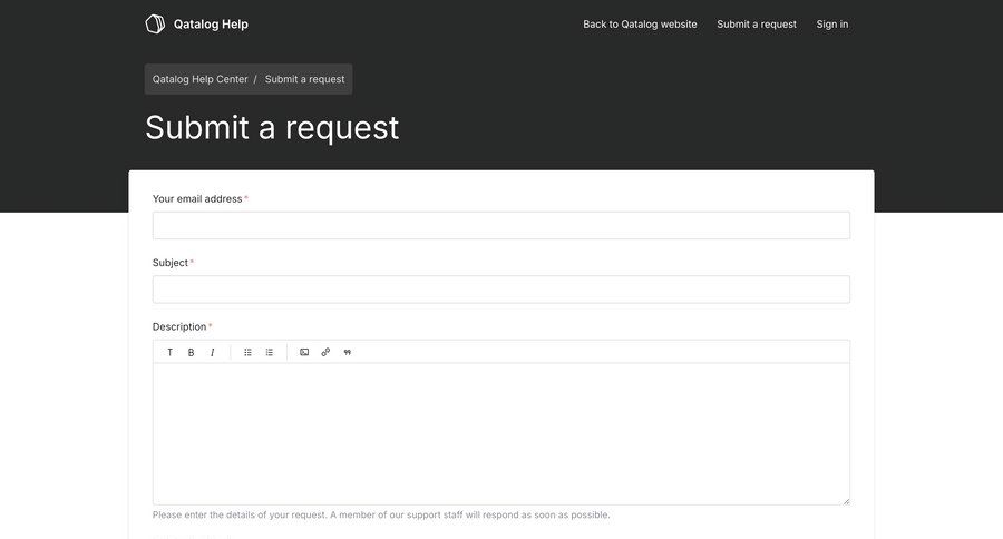 Qatalog
			 contextual help ui page example