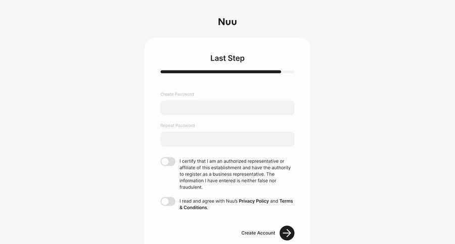 Nuu
				signup page example