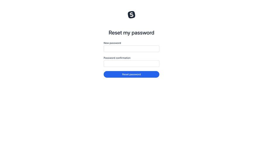SavvyCal
				password reset page example
