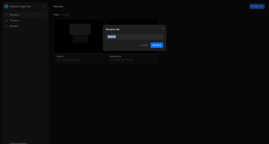 Morphic
			 file management ui page example
