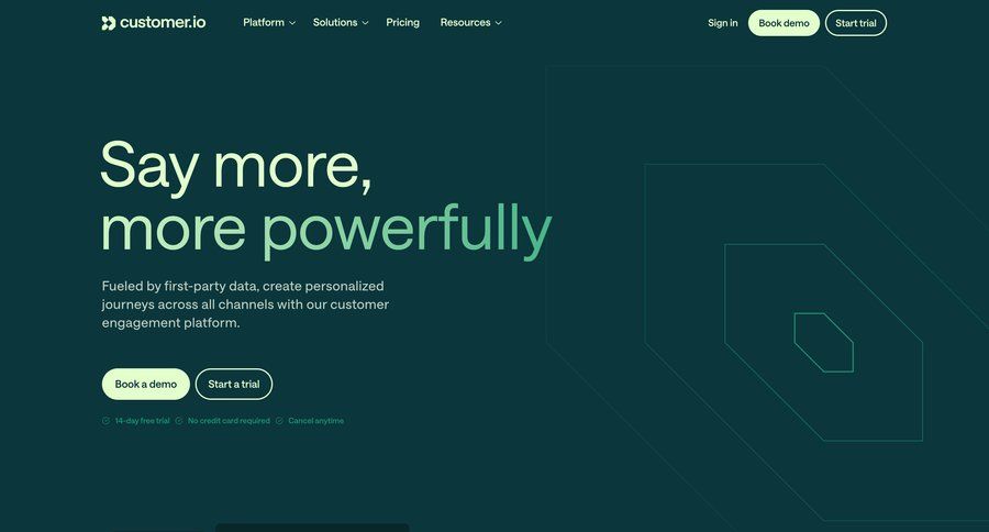 Customer.io
			        ux ui design