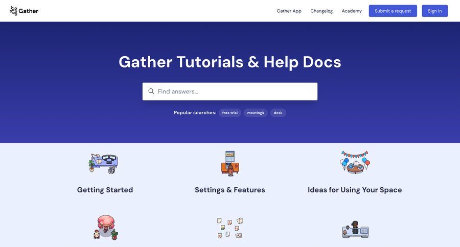 Gather
				search ui page example