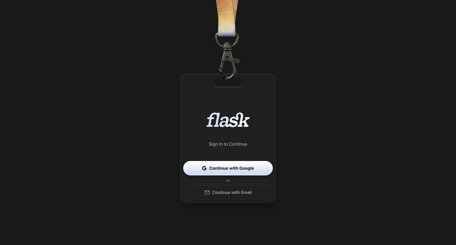 Flask
				signin ui page example