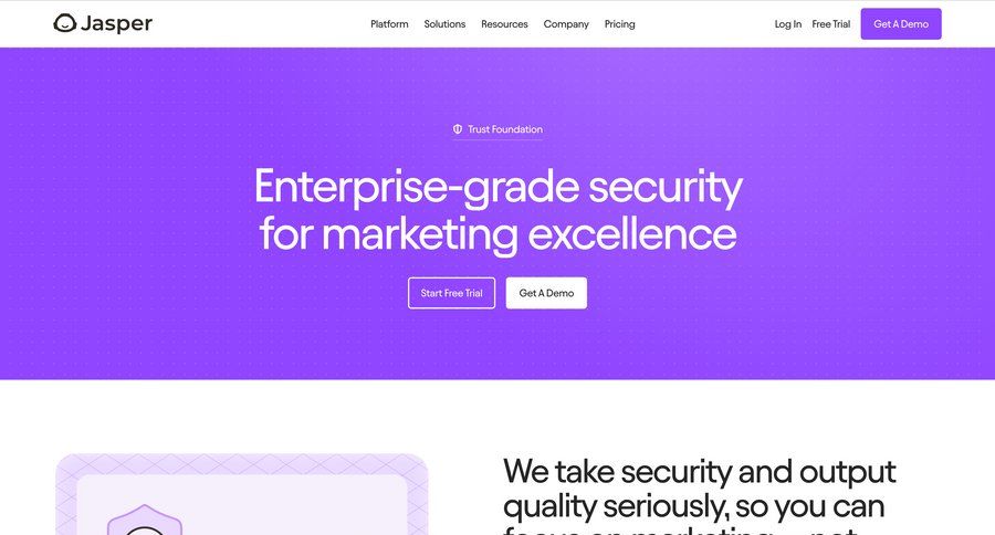 Jasper
				product page ui page example