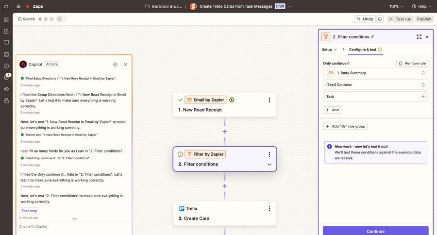 Zapier
			 configuration workflow form automation workflow management workflow builder conditional logic workflow configuration workflow screen workflow steps alert configuration screen ui page example