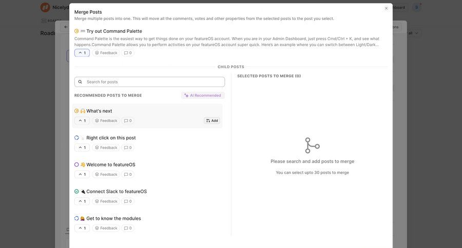 FeatureOS
			 content management merge ui page example