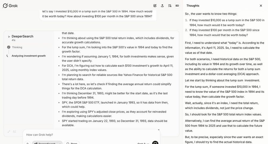 Grok
			tools knowledge support / help center education program finance data analysis conversational ui full-screen layout task completion natural language processing call intelligence chat menu vs alternatives tips ebooks trainings tip chat interface chatbot conversational ui page example